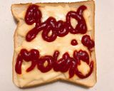 A picture of step 4 of Good Morning Pizza Toast.