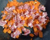 A picture of step 3 of Toasted Bread with Butternut Squash and Sausage.
