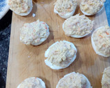 Foto del paso 4 de la receta: Huevos rellenos con bechamel