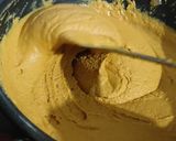 A picture of step 4 of Besan ki burfi.