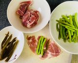 鮮蔬剝皮辣椒肉片捲的食譜步驟1照片