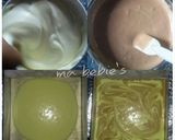 Foto langkah ke 4 dari resep Choco marble cotton lemon cheese cake.