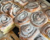 Pas rețetă Cinnamon clasic cu mac(umplutură este la dorință) 6 fotografie