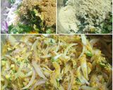 A picture of step 1 of Crispy Neerulli baje /Onion Pakora.