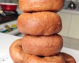 Foto langkah ke 14 dari resep Donat Ubi Ungu (Purple Yam Murasakiimo Donuts).