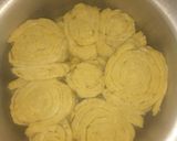 A picture of step 5 of Simsim rolls.
