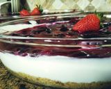 صورة لخطوة 6 من وصفة تشيز كيك 🖤💜