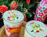 A picture of step 3 of Custard Falooda.