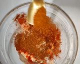 A picture of step 2 of Chicken Leg piece pakora.