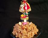 A picture of step 4 of Lapsi - Gujarati Traditional Sweet.