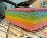Foto langkah ke 8 dari resep Mini rainbow roll cake.