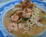 Foto langkah ke 19 dari resep Mie Kuah Susu Kelapa.
