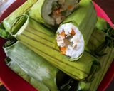 Foto langkah ke 6 dari resep Lontong isi.