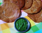 A picture of step 3 of Wheat flour sweet Chillas.