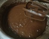 A picture of step 6 of Eggless chocolate fruit cake..