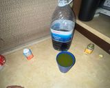 A picture of step 2 of My midnight love snack drink.