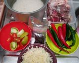 Gambar langkah 1 resipi Nasi Biryani.