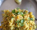 A picture of step 5 of Vegetable Poha.