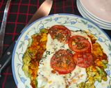 Foto del paso 21 de la receta Tortilla de brócoli con sobre mesa de tomate