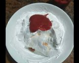 A picture of step 8 of Strawberry Cake - without Egg and Oven.