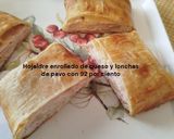 Foto del paso 11 de la receta: Hojaldre enrollado de queso y lonchas de pavo con 92 por ciento