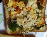 A picture of step 1 of Tawa paneer masala sandwich.
