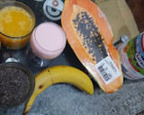 Foto del paso 1 de la receta: Jugo de papaya con Chía y Maca