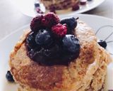 Foto del paso 3 de la receta: Pancakes 🥞 de mantequilla de maní y avena 🤍🤍
