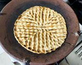 A picture of step 4 of Khoba Roti.