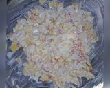 A picture of step 2 of Russian  salad.
