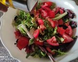 Foto del paso 1 de la receta: Ensalada de queso de cabra y nueces en 6 minutos