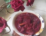 A picture of step 7 of Beetroot mutton curry/chukandar gosht !.