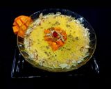 A picture of step 3 of Mango Phirni.