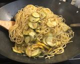 A picture of step 7 of Spaghetti with Zucchini & Fried Lemon.