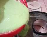 Foto langkah ke 6 dari resep Bolu Pandan Putih Telur Tanpa Oven.