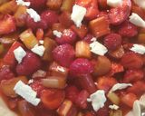 A picture of step 5 of Strawberry Rhubarb pie.