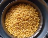 A picture of step 1 of Mint flavour chana dal mini patti samosa.