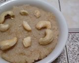 A picture of step 5 of Rava ka Halwa.