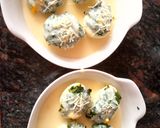 Foto del paso 7 de la receta Huevos rellenos de espinacas gratinados
