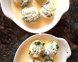 Foto del paso 7 de la receta: Huevos rellenos de espinacas gratinados