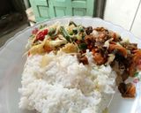 Foto langkah ke 3 dari resep Tumis sayur toge brokoli kacang panjang.