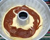 Foto langkah ke 5 dari resep Marmer Cake 4 Telur (Minimalis).