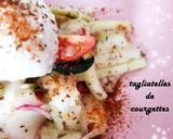 Une image de l'étape 4 de Carpaccio de courgettes crues.