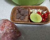 รูปขั้นตอนการทำที่ 1 ของ ผักบุ้งไทยหมูสับผัดกะปิ