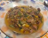 Foto del paso 3 de la receta: Consomé de hígado con verduritas🔥🥖🌰🧄🫑🥬