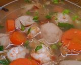 Foto langkah ke 4 dari resep SOP udang +baso simple (bahan tabur).
