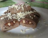 Foto langkah ke 5 dari resep Dadar Gulung Coklat Keju.