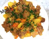 صورة لخطوة 8 من وصفة خضار مع قطع لحم 🍖🥩🍗 لذيذة جدا