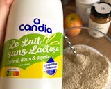 Une image de l'étape 4 de Cake aux pommes à la cannelle et à la purée de noisettes Omie, sans œufs et sans lactose.