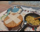 A picture of step 2 of Paneer chilli pockets.